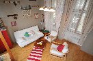 Štýlový apartmán v Prahe Haštalská Obývačka